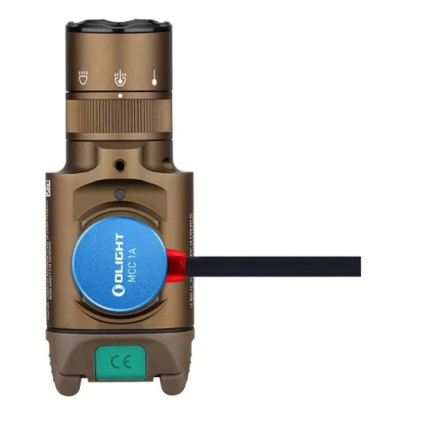 Ліхтар із ЛЦВ Olight Baldr Pro R Green Laser Desert Tan