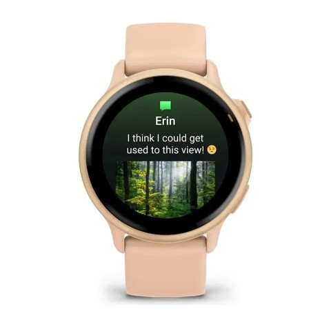 Смарт-годинник Garmin vivoactive 6 металік/рожевий світанок