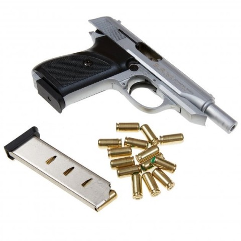 Стартовый пистолет SUR 2608 Matte Chrome
