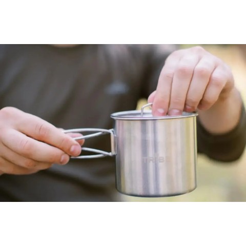 Кружка Tribe Camping Cup 600 мл Metal