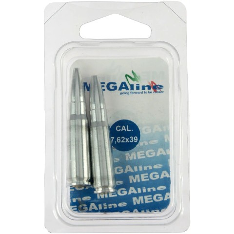 Фальш-патрон MEGAline 7.62х39, Алюминий 2 шт