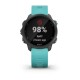 Смарт-годинник Garmin Forerunner 245 Music з бірюзовим ремінцем