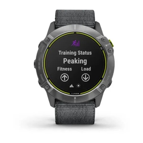 Смарт-часы Garmin Enduro стальные с серым нейлоновым ремешком UltraFit
