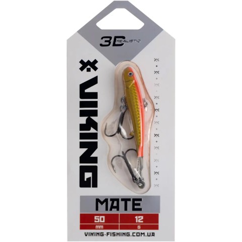 Балансир Viking Fishing Mate Ice Jig 50mm 12g #08 Candle Flame