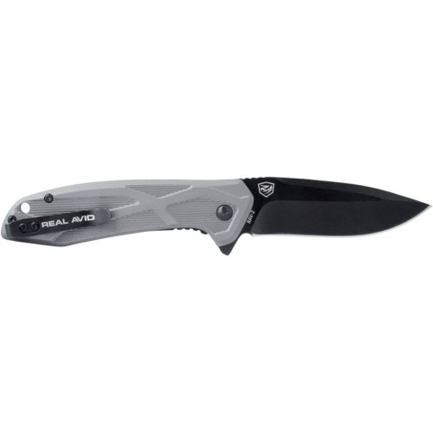 Ніж Real Avid RAV-2, Black Oxide, Aluminum grey