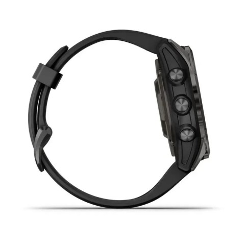 Смарт-часы Garmin epix Pro Gen 2 Sapphire Edition (42мм) карбоново-серые титановые DLC с черным ремешком