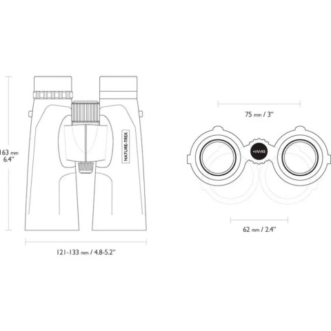 Бінокль Hawke Nature-Trek 10х50 зелений