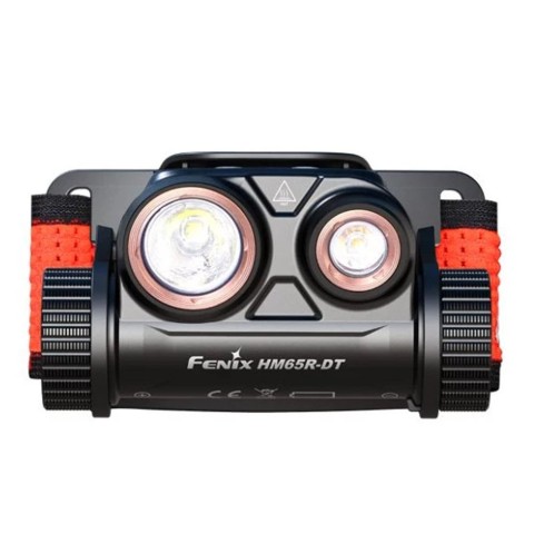 Ліхтар налобний чорний Fenix HM65R-DT