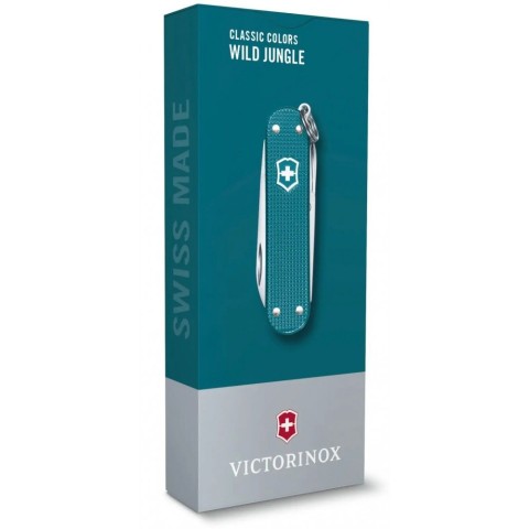 Ніж Victorinox Classic SD Alox Colors Wild Jungle 58мм,5функ,ріфл.зел