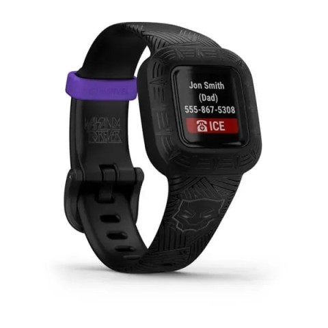 Фітнес-трекер дитячий Garmin vivofit jr.3 Марвел Чорна Пантера