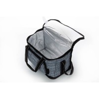 Термосумка СИЛА 15 л чорно-біла (32х20х24 см)