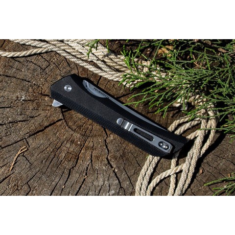 Ніж складаний туристичний Ruike Hussar P121-B, (9.2 см) 14C28N / G10 чорний