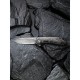 Ніж складаний кишеньковий Civivi Elementum, (7.5 см) Damascus / Carbon Fiber чорний