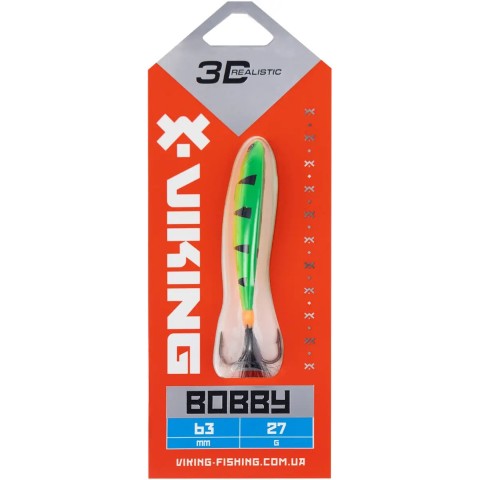 Бокоплав Viking Fishing Bobby 63mm 27.0g #04 Fire Perch