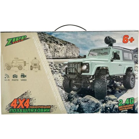 Машинка ZIPP Toys 4x4 із камерою. Колір – зелений