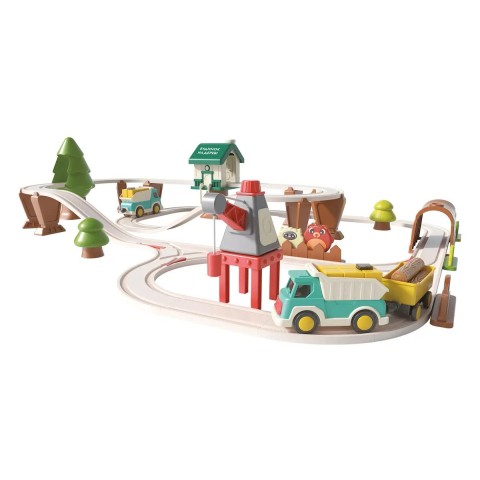 Ігровий набір OTAMANKO RAIL LAND електрична залізниця, 66 деталей