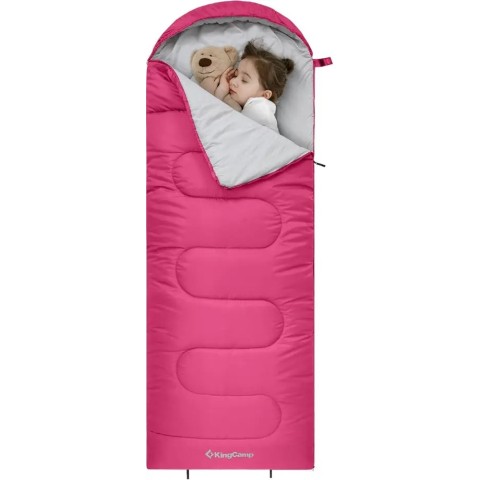 Спальный мешок KingCamp Oasis 250S Comf +12°C / Lim +7°C / Extr -3°C Rosered