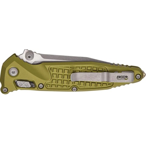 Нож Microtech Socom, Ram-Lok S/E Apocalyptic Standard Frag Aluminium od green