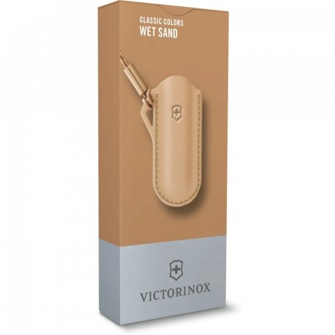 Чохол Victorinox 58мм шкір.кор Wet Sand для Classic Colors 1-2шари