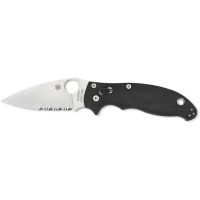 Нож Spyderco Manix 2, S30V, полусеррейтор ц:black