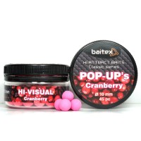 Бойли Baitex Pop-Ups Сranberry 10 мм (45 шт)