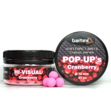Бойли Baitex Pop-Ups Сranberry 10 мм (45 шт)