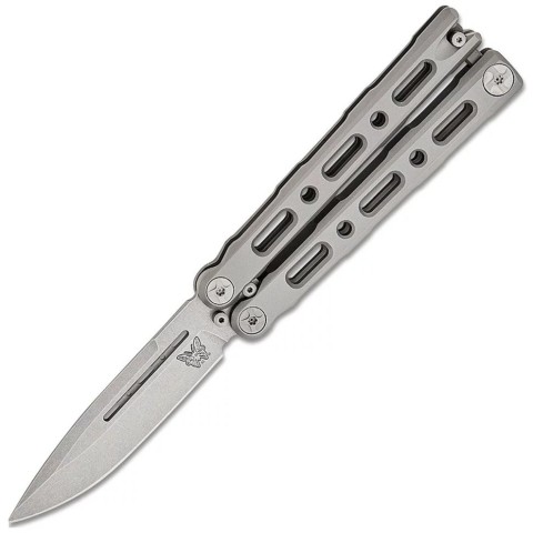 Ніж Benchmade Laro, balisong, titanium, 82