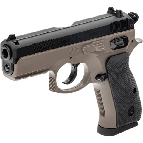 Пистолет страйкбольный ASG CZ 75D Compact Spring, 6 мм fde
