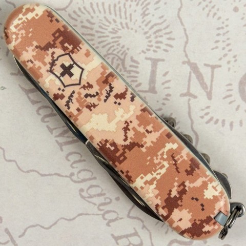 Складаний ніж Victorinox CLIMBER ARMY Піксель пісочний 1.3703.7.W3944p