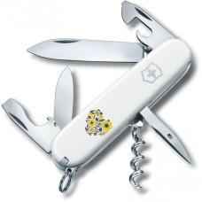 Ніж Victorinox Spartan Ukraine 91мм,12функ,біл ,Квіткове серце