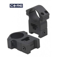 Кільця AR-3004WH 30мм. високі, алюміній.