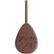 Грузило Brain In-Line Flat Lead 30g 2шт/уп brown