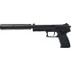 Пистолет страйкбольный ASG MK23 Gas 6 мм black