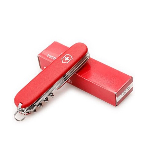 3.3703 Ніж Victorinox Swiss Army Ecoline, червоний матовий нейлон