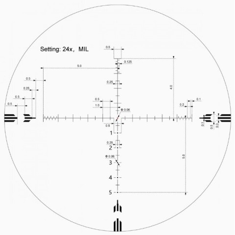 Приціл оптичний Vector Optics Orion Pro Max 6-24x50 (30 мм) HD illum. SFP VOR-6 MIL