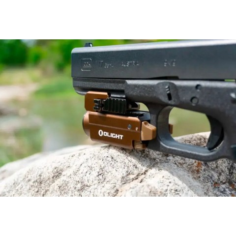 Ліхтар з ЛЦВ Olight Baldr S Green Laser Desert Tan