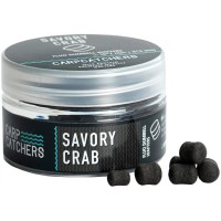 Бойлы Carp Catchers Fluo Dumbell Wafters Savory Crab 8х5 and 10x7mm