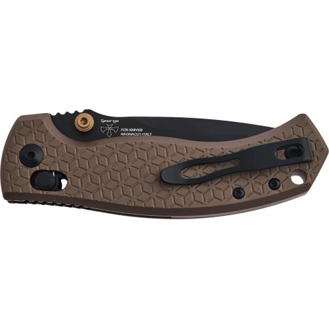 Нож Fox Anzu BB Aluminium ц:brown