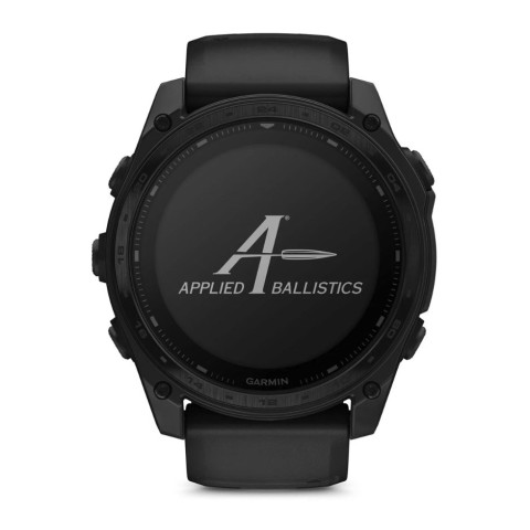 Годинник-навігатор Garmin Tactix 8 Solar 51мм Applied Ballistics Elite з чорним силіконовим ремінцем 010-03407-11