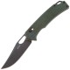 Нож SRM Retreiver 9203-MG2, 10Cr15CoMoV, зеленая микарта, черный
