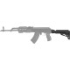 Приклад ATI Strikeforce Elite для штамп. АК,рег.в 6-ти поз.приклад. со щекой, ал