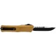 Нож Microtech Combat Troodon Gen 3 Single Edge Black Blade ц:tan