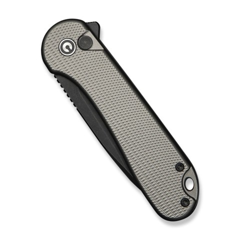 Ніж складаний кишеньковий Civivi Elementum II, (7.5 см) Nitro-V / Aluminum сірий