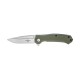 Нож Maserin Police, N690, G10 + титан, зеленый