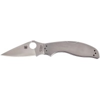 Нож Spyderco UpTern, 8Cr13MoV, Stainless Steel ц:gray