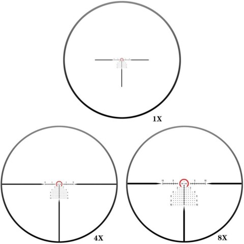 Прицел Discovery Optics ED-AR 1-8x24 SFIR FFP (34 мм, подсветка)