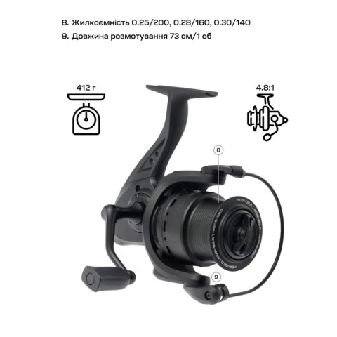 Котушка Brain Champ Feeder 5000 3+1BB 4.8:1