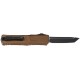 Нож Microtech Combat Troodon GEN III Tanto Edge Black Blade ц:tan