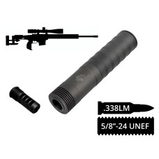 2в1 розбірний пбс+дгк AFTactical S56M28, .338 Lapua Mag, 5/8x24 UNEF