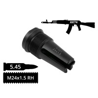 Пламегаситель 5.45 на АК 74, АКСУ, АКС 74У, AFTactical F301, трёхщелевой